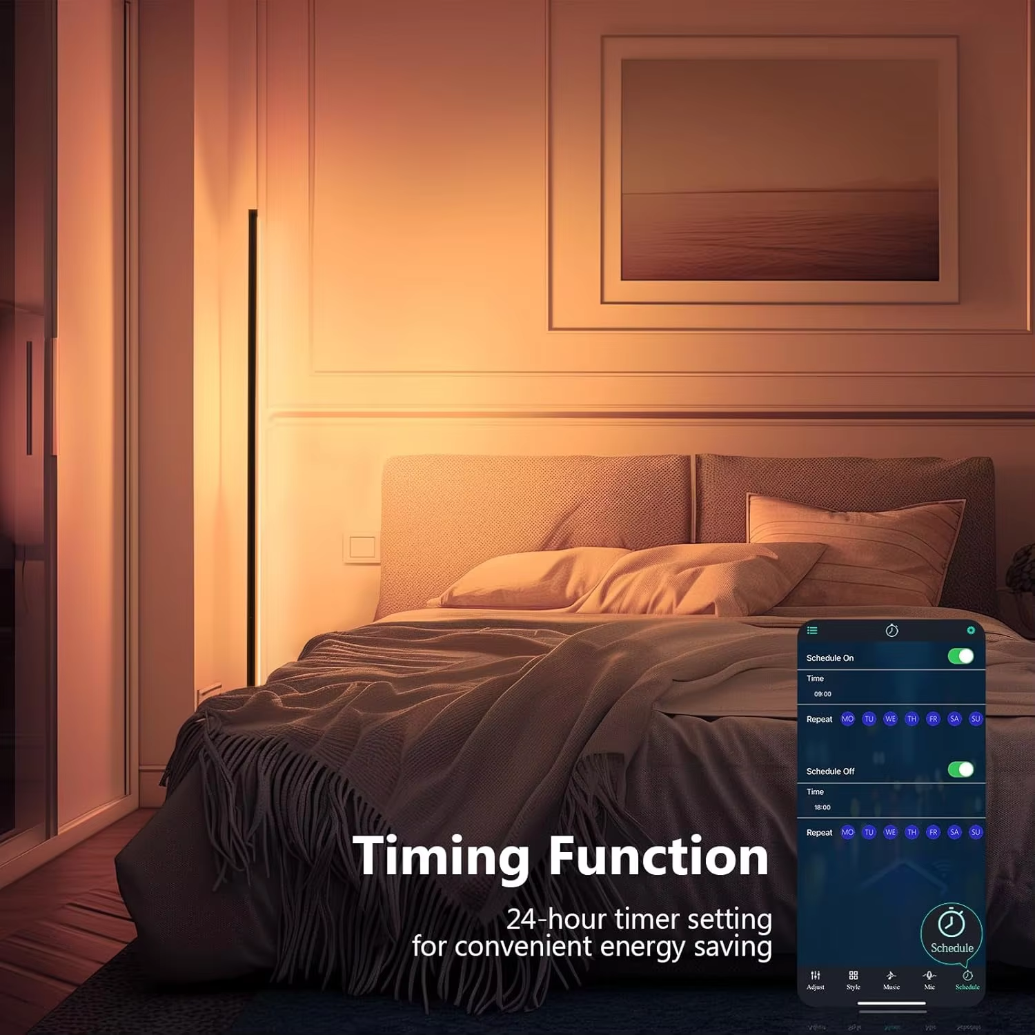 Smart Led Living Room Floor