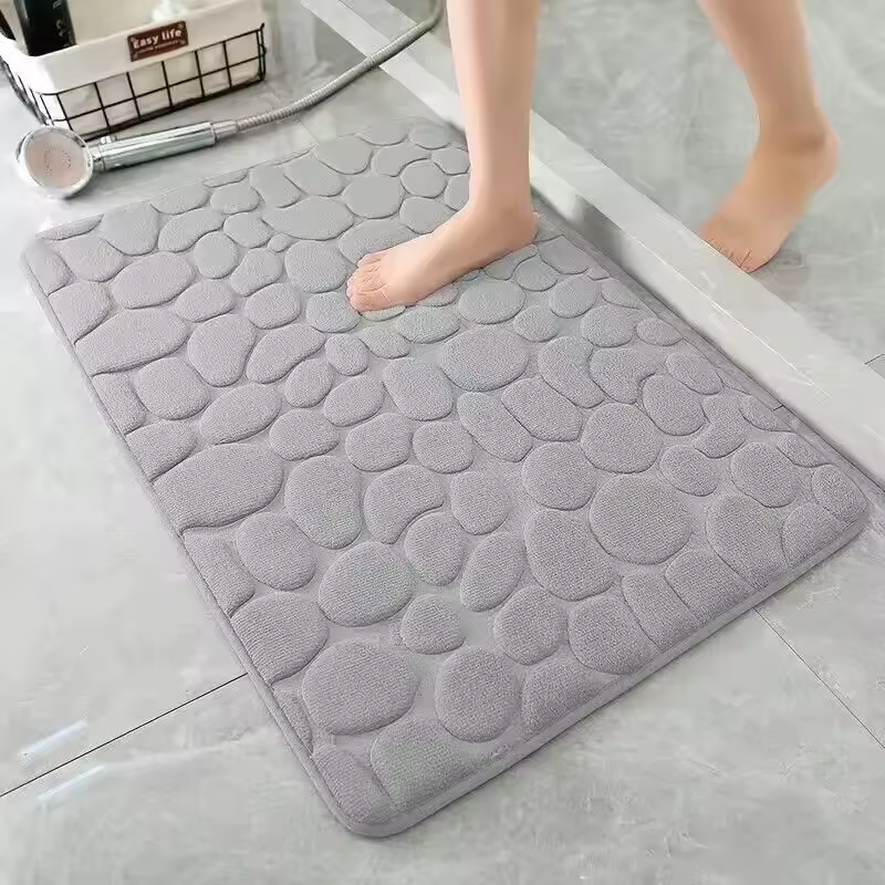 Embossed Pebble Bath Rug