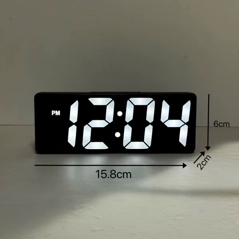 Digital Clock LED Wake Up Light Alarm Clock