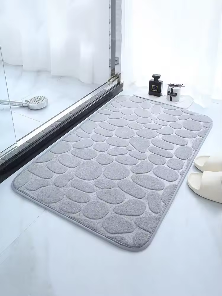 Embossed Pebble Bath Rug