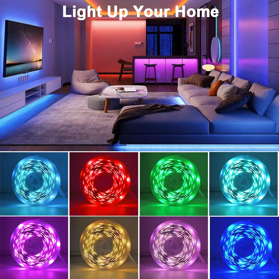 RGB Led Strip Lights with Remote Control