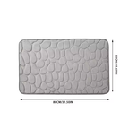 Embossed Pebble Bath Rug